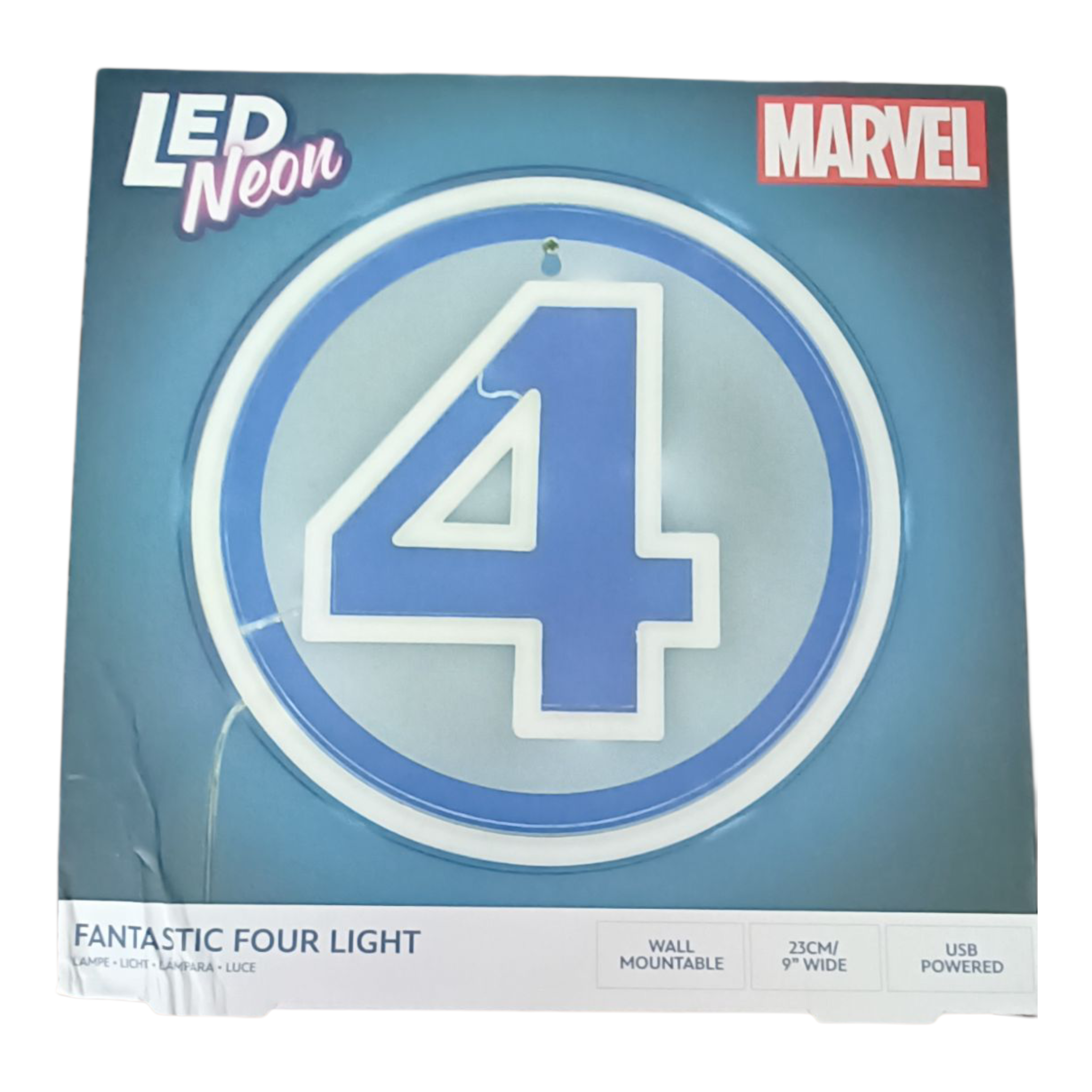 Fantastic 4 LED neon wall light