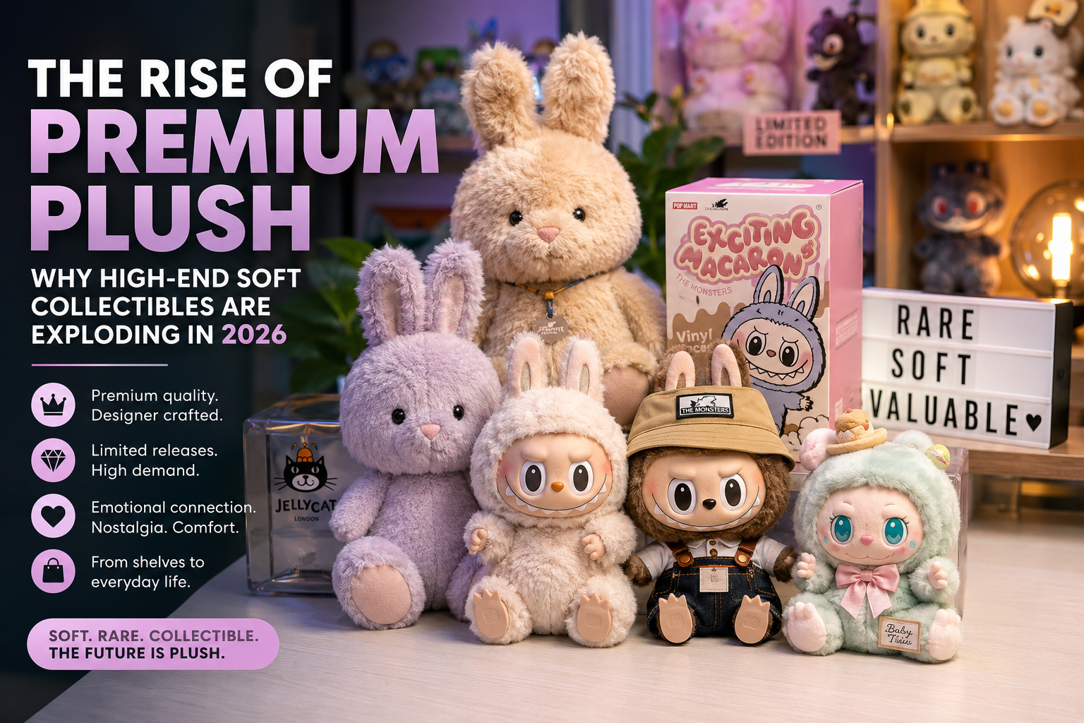 The Rise of Premium Plush: Why High-End Soft Collectibles Are Exploding in 2026