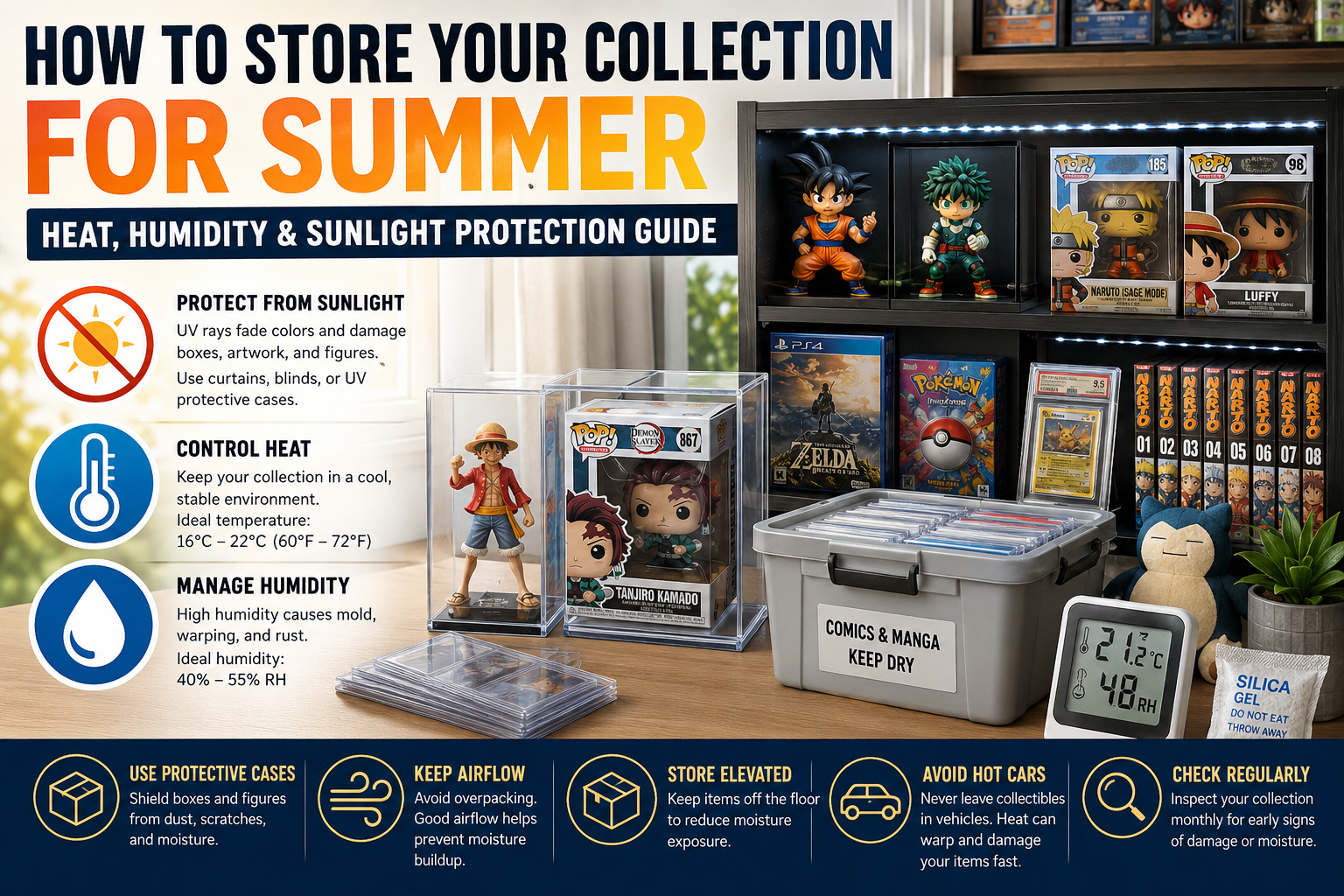 How to Store Your Collection for Summer: Heat, Humidity & Sunlight Protection Guide
