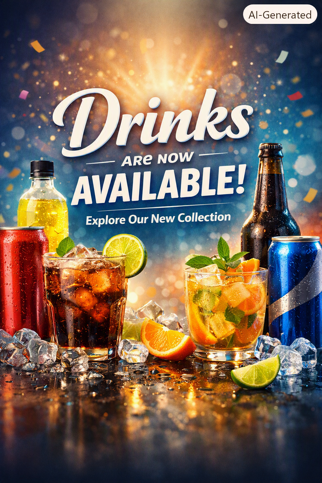 Drinks are now available