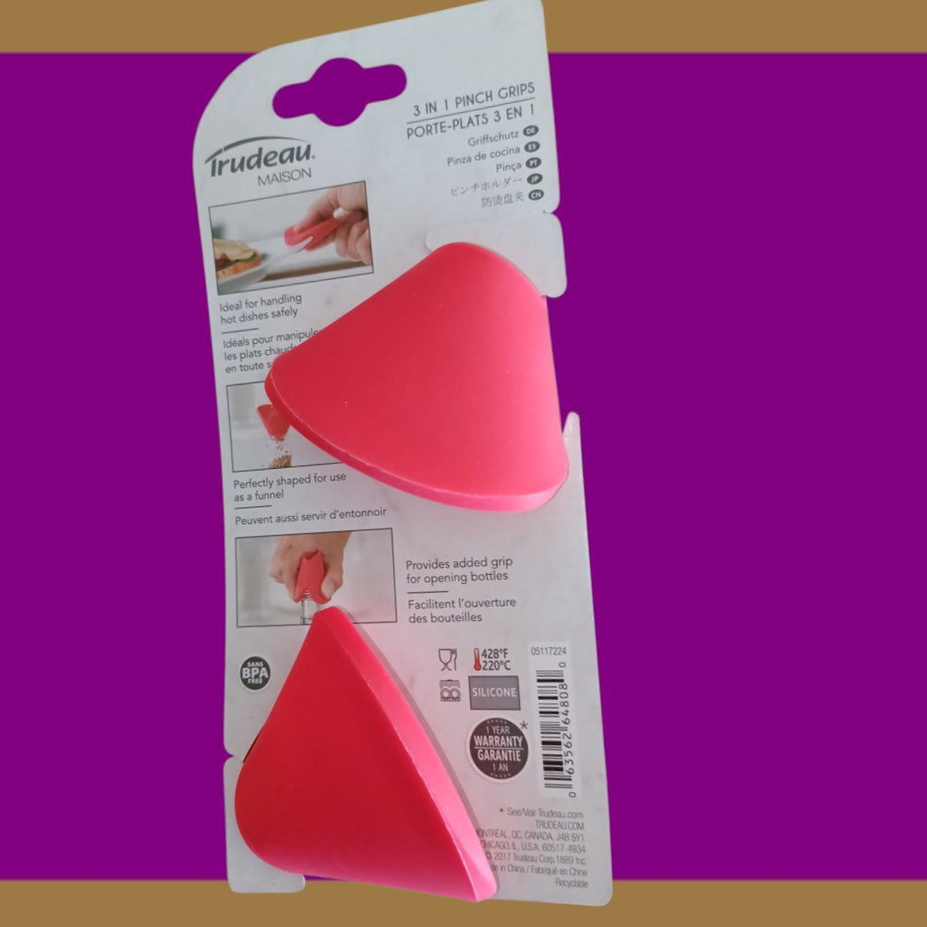 Trudeau 3-in-1 Pinch Grip Kitchen Tool