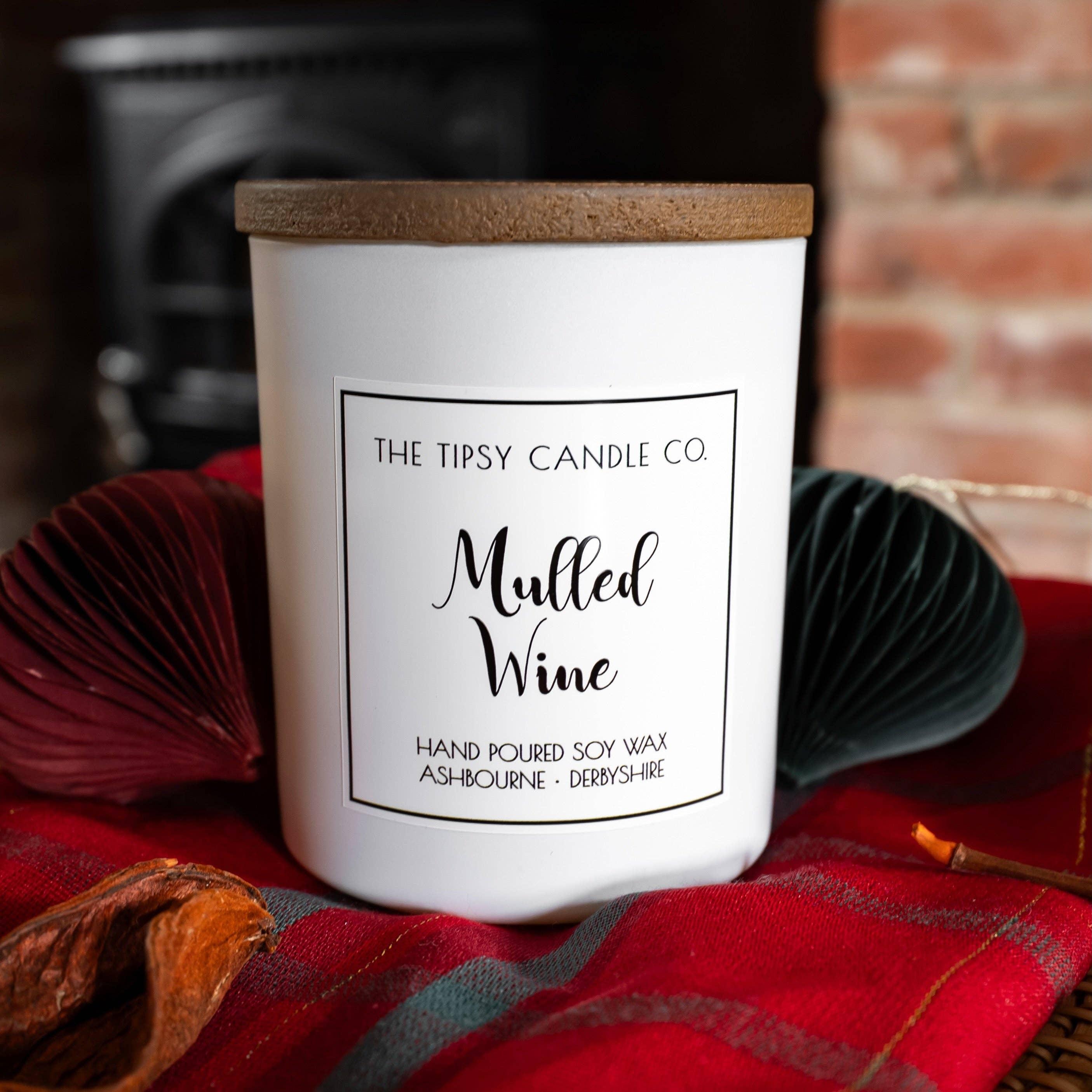 Mulled Wine candle: 180ml Amber Glass Jar - Collector's Chamber