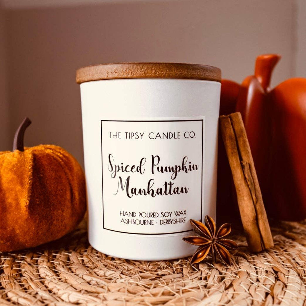 Spiced Pumpkin Manhattan: 180ml Amber Glass Jar - Collector's Chamber