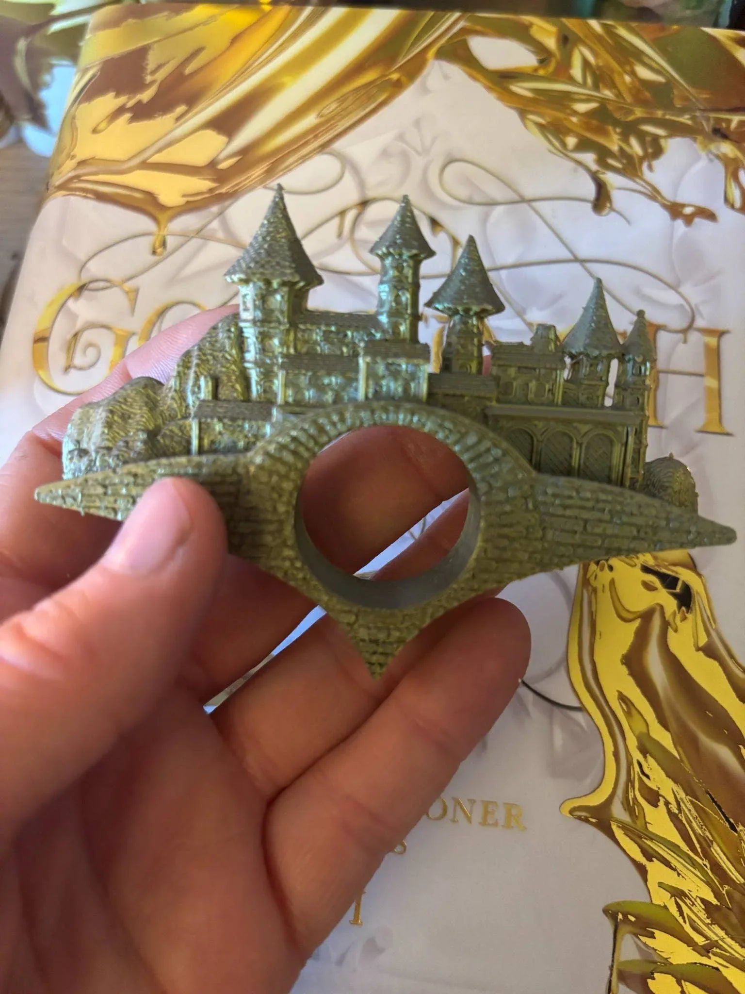 Castle themed page holder - Collector's Chamber
