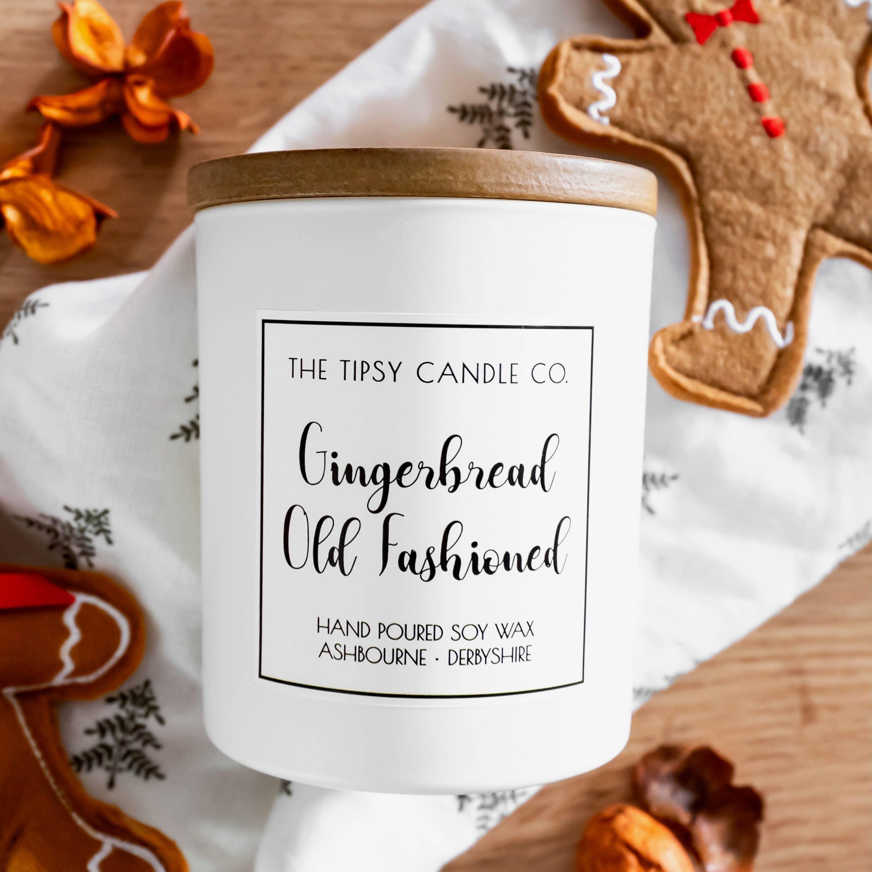 Gingerbread Old Fashioned candle: 180ml Amber Glass Jar - Collector's Chamber
