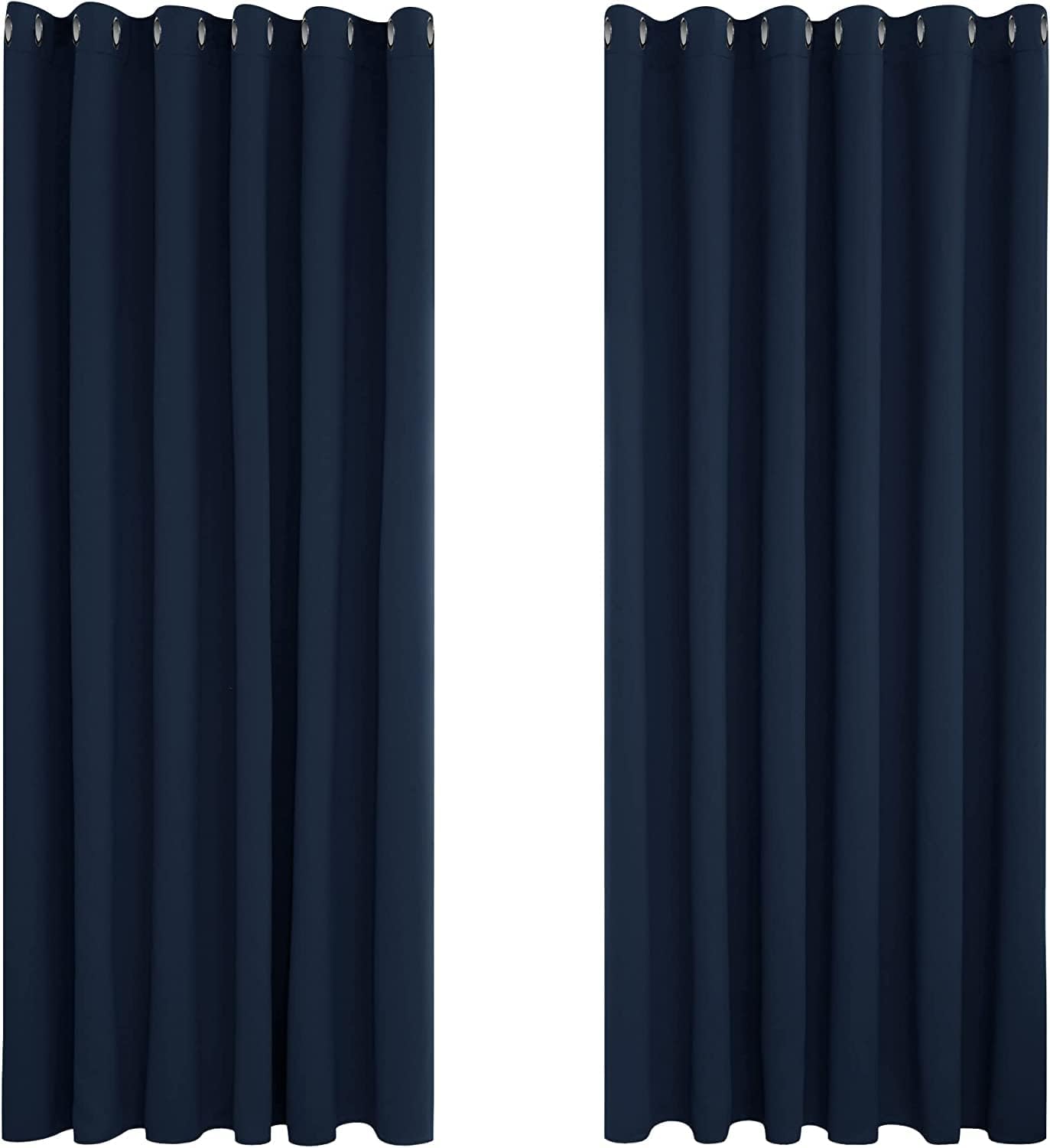 Deconovo Super Soft Thermal Insulated Blackout Curtains – Eyelet Panel for Bedroom