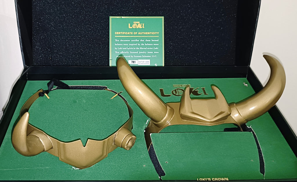 Loki and Sylvie Helmet Replica