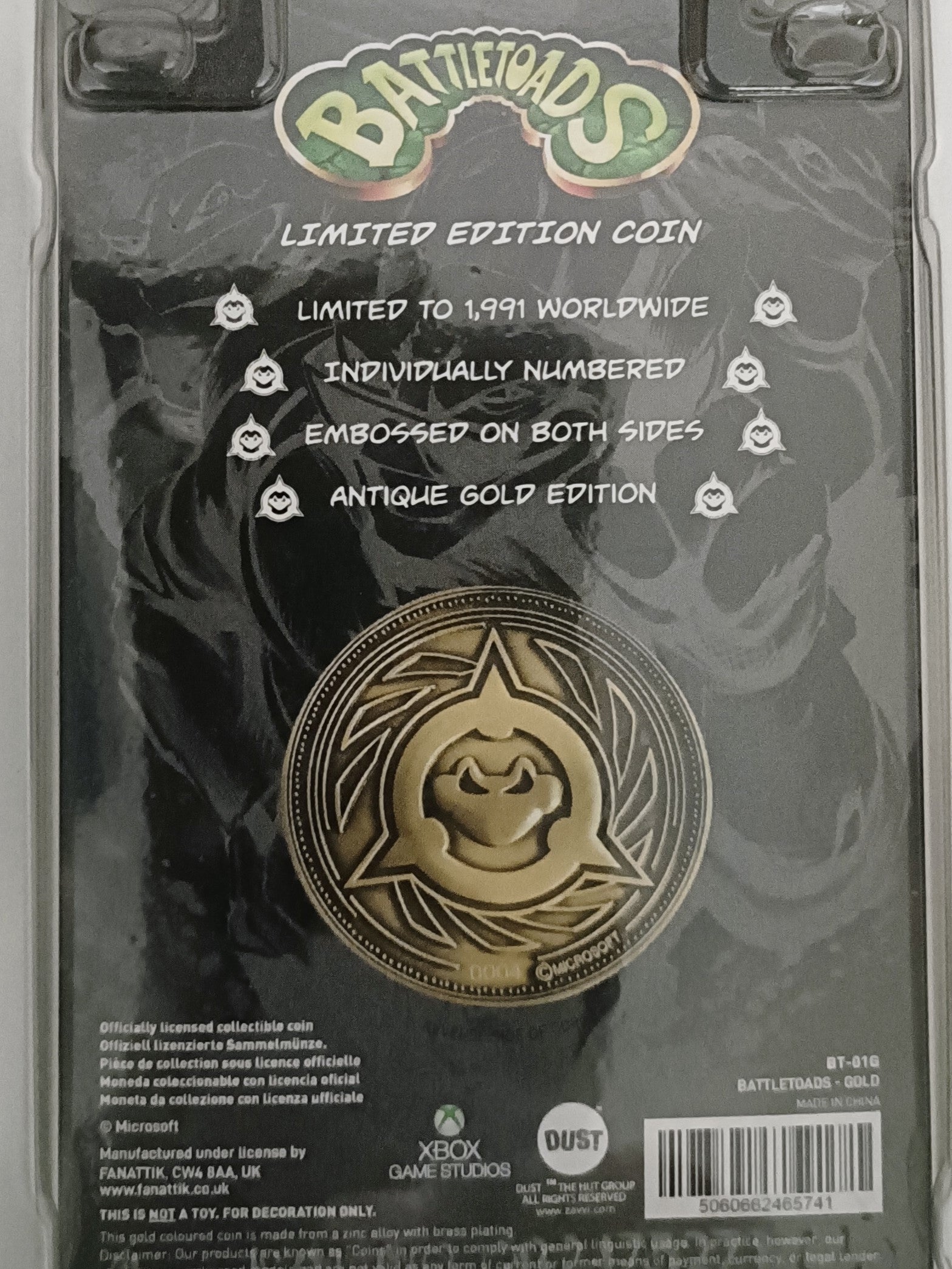 Battletoads Limited Edition Coin