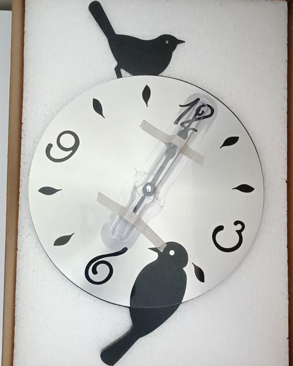 Marlee Silent Bird Wall Clock 23cm