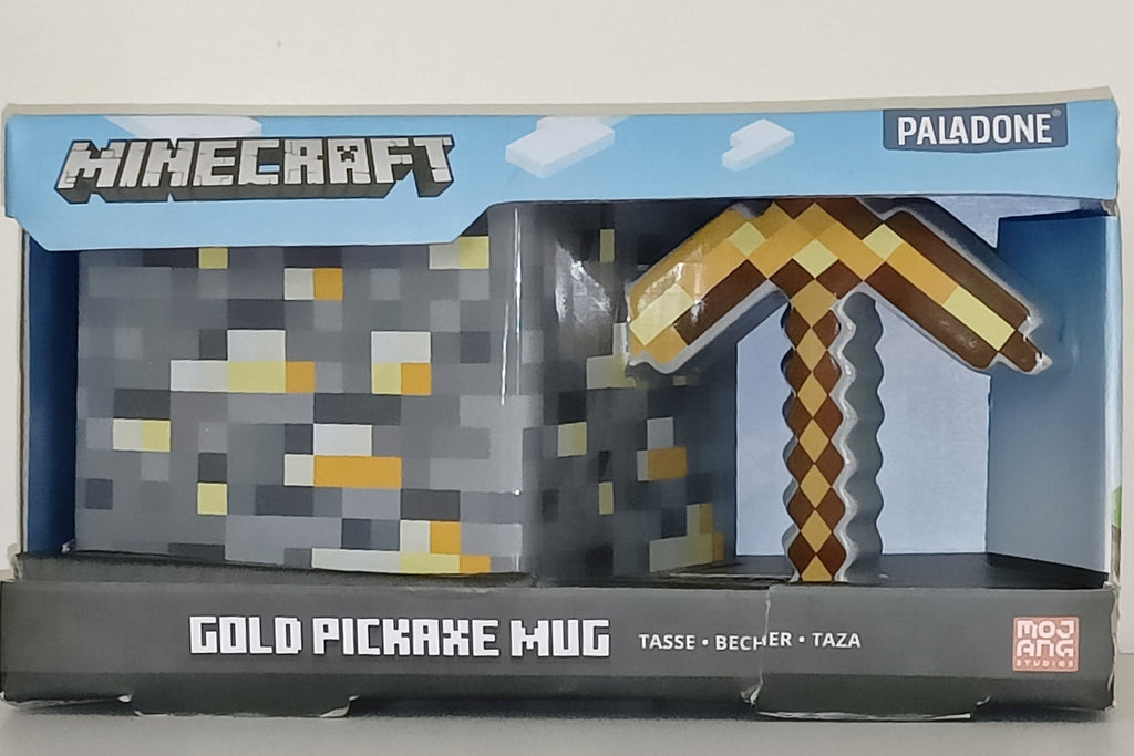Minecraft Gold Pickaxe Mug