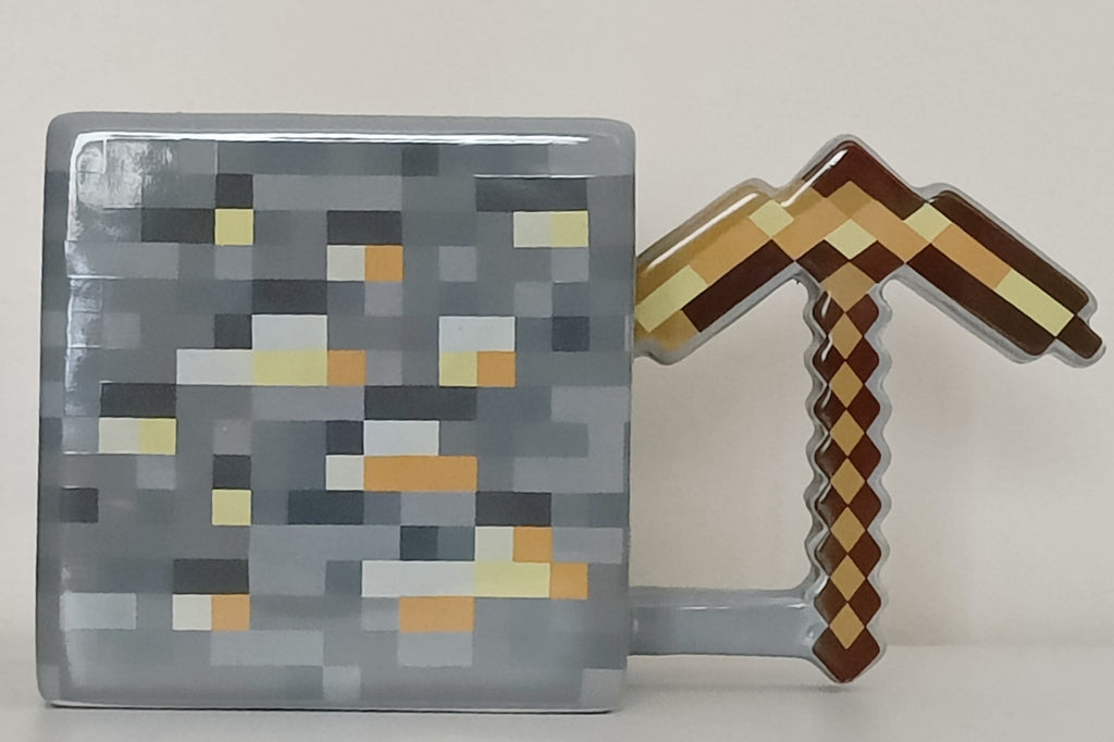 Minecraft Gold Pickaxe Mug