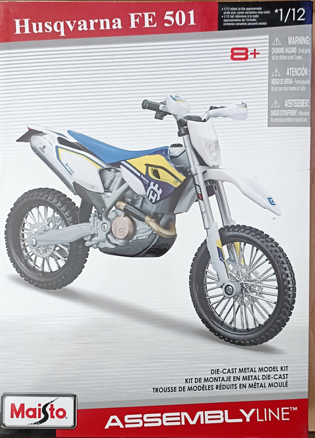 Maisto Husqvarna FE 501 Assembly Line Model Kit
