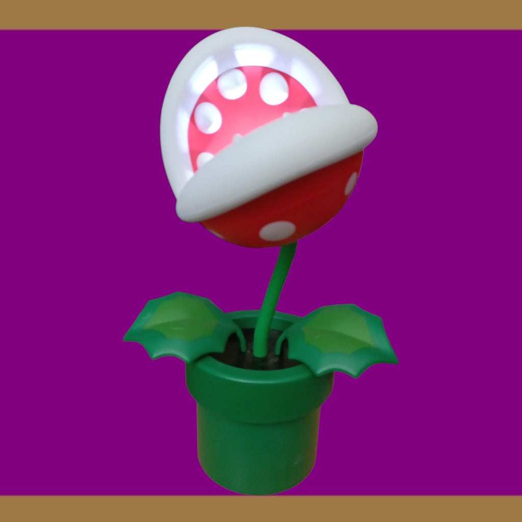Super Mario Piranha Plant 33cm Posable Lamp – Nintendo Gaming Desk Light