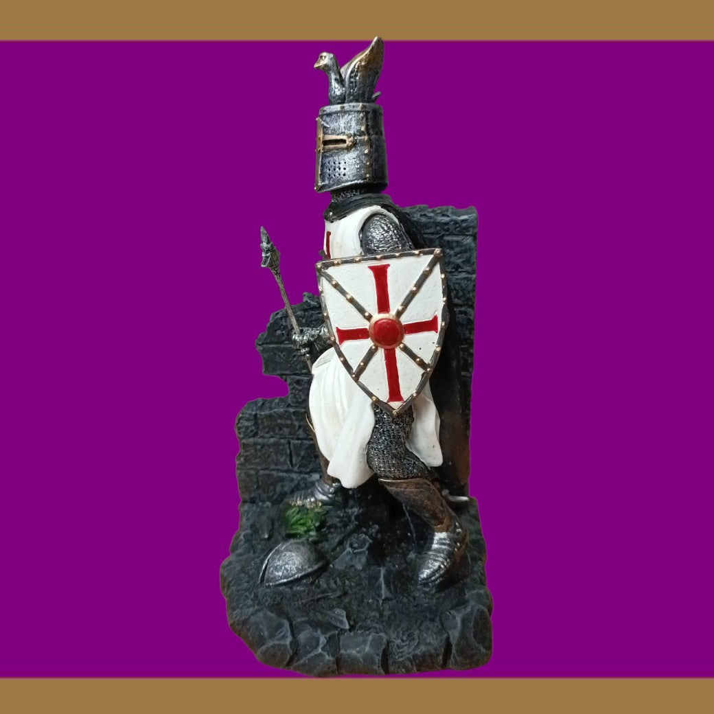 Nemesis Now The Duel Bookends – 24cm Medieval Knight Bookends (Grey)