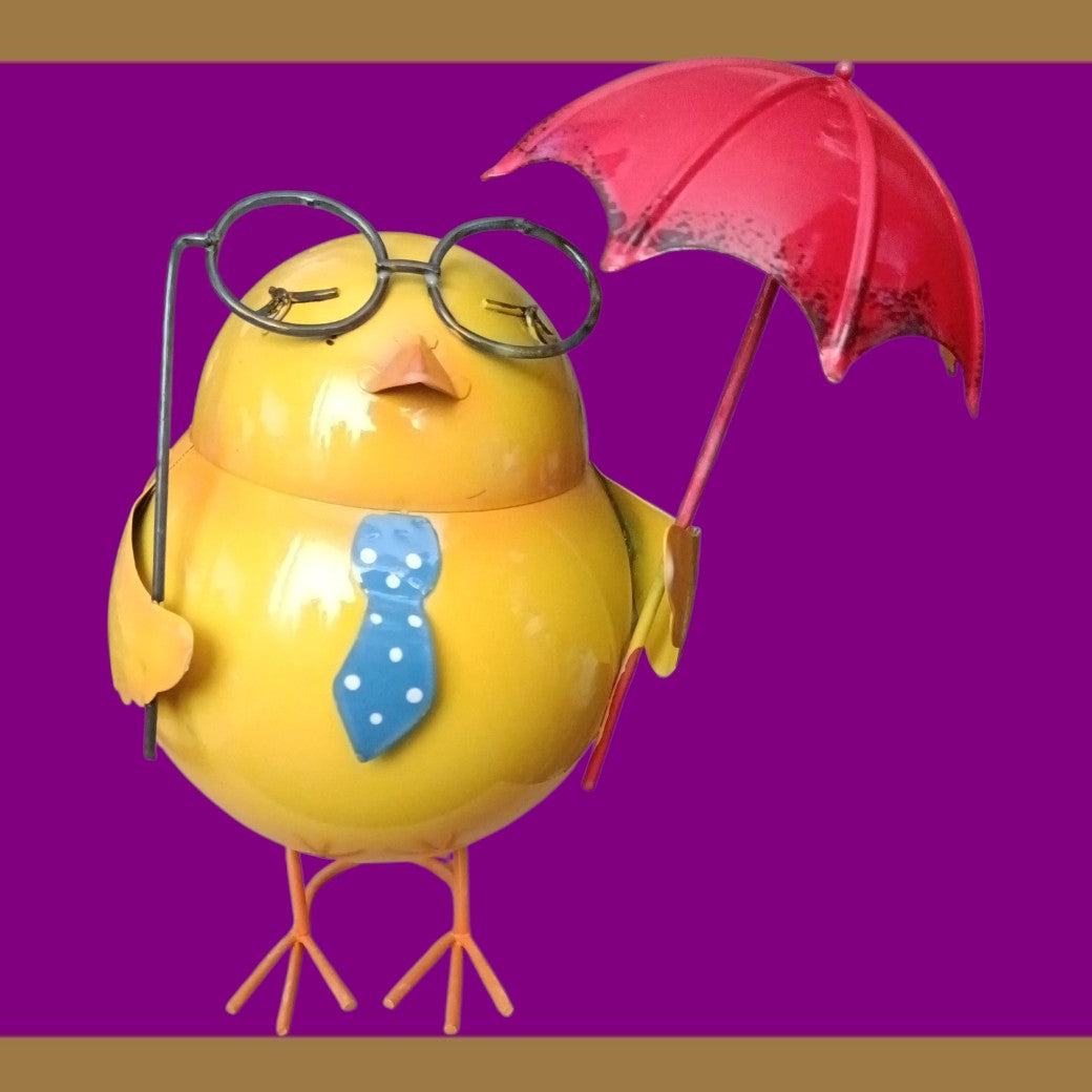 Lesser & Pavey Bright Eyes Chick Figurine – Umbrella Design