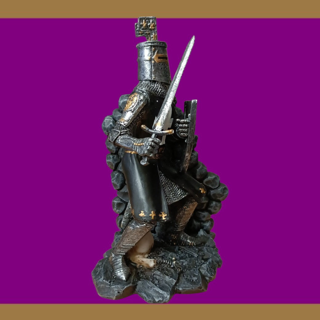 Nemesis Now The Duel Bookends – 24cm Medieval Knight Bookends (Grey)