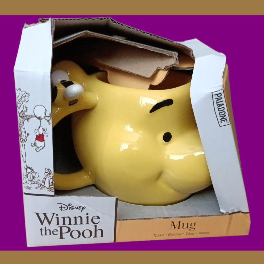 Paladone Disney Winnie the Pooh Character Mug – 3D Sculpted Ceramic