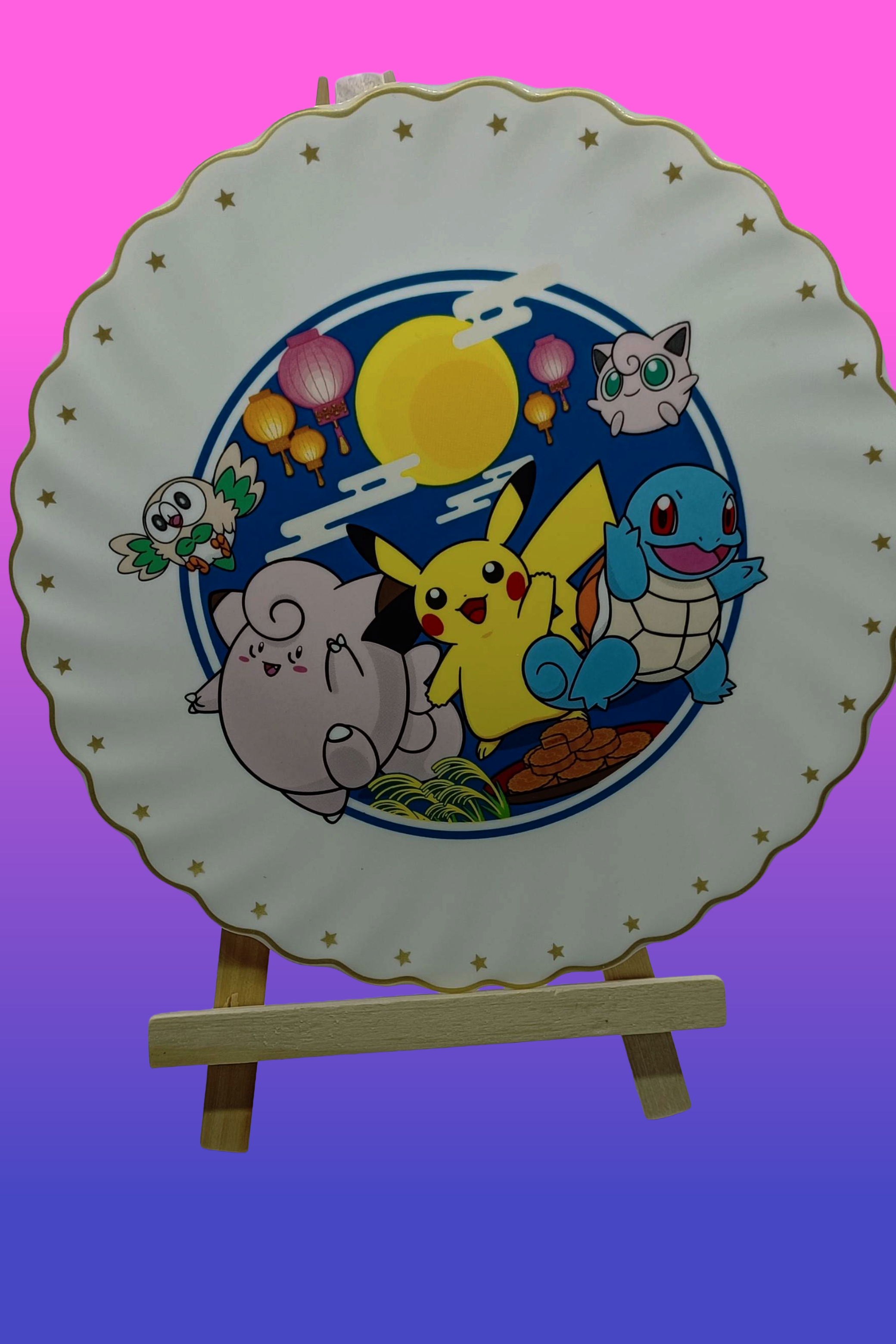 Pokémon Mid‑Autumn Festival Gift Set (Box, Plate & Artwork)