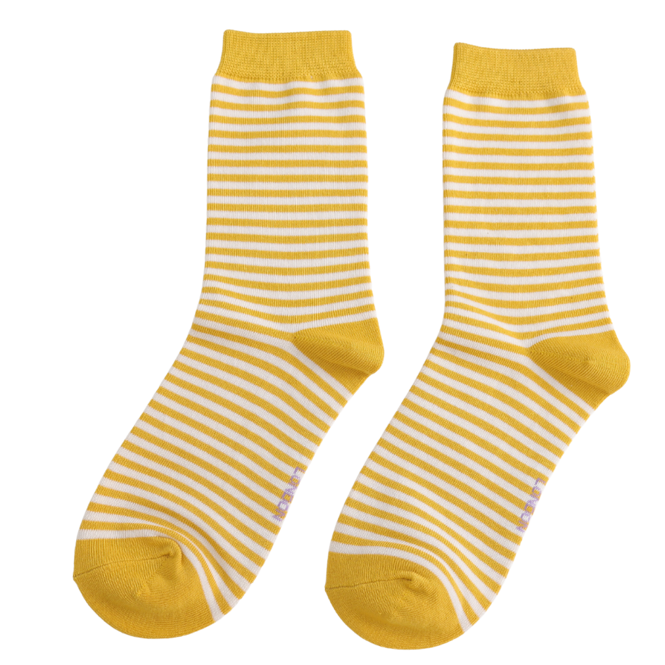 Miss Sparrow Bamboo Sock Mustard