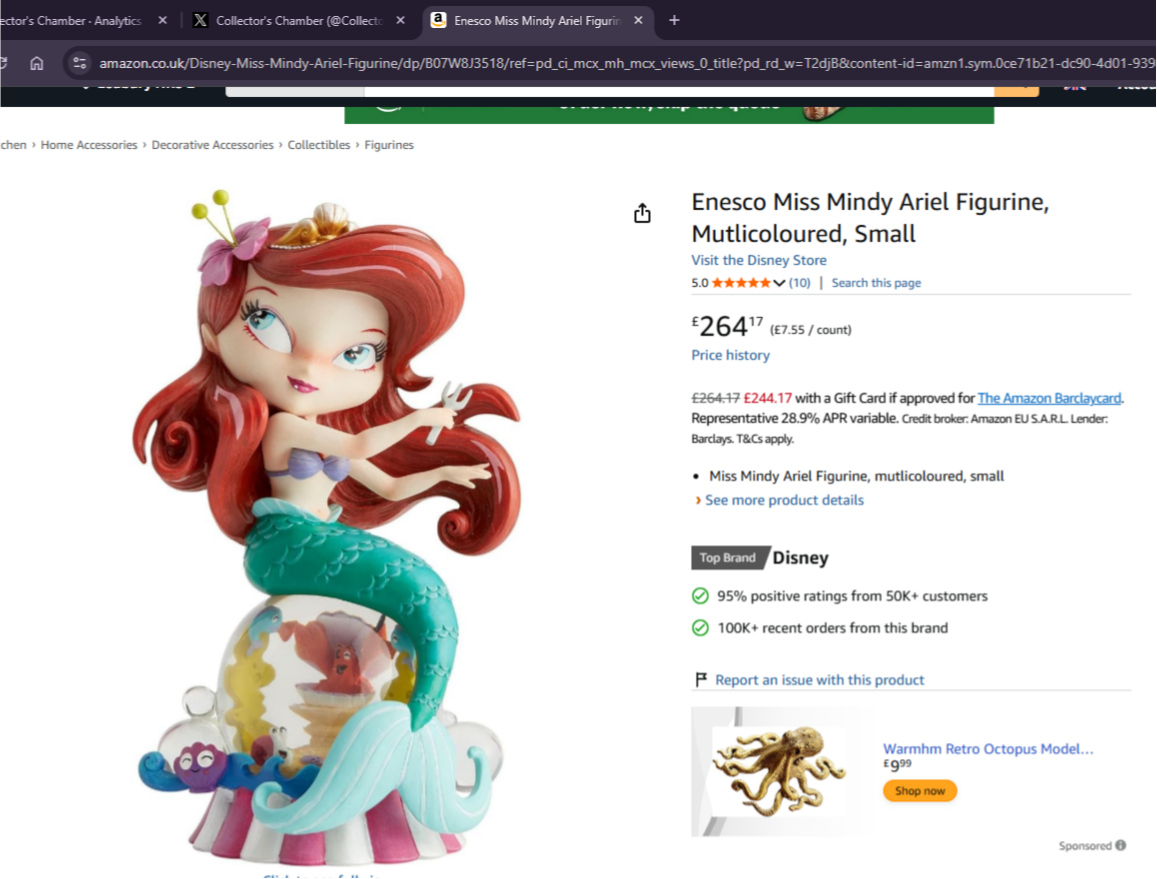 Disney Showcase Collection - Ariel - The World of Miss Mindy