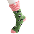 Miss Sparrow Winter Socks Black & White Cats