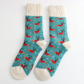 Miss Sparrow Winter Socks Christmas Sausage Dogs