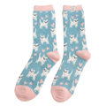 Miss Sparrow Fluffy Sleepy Cats Socks