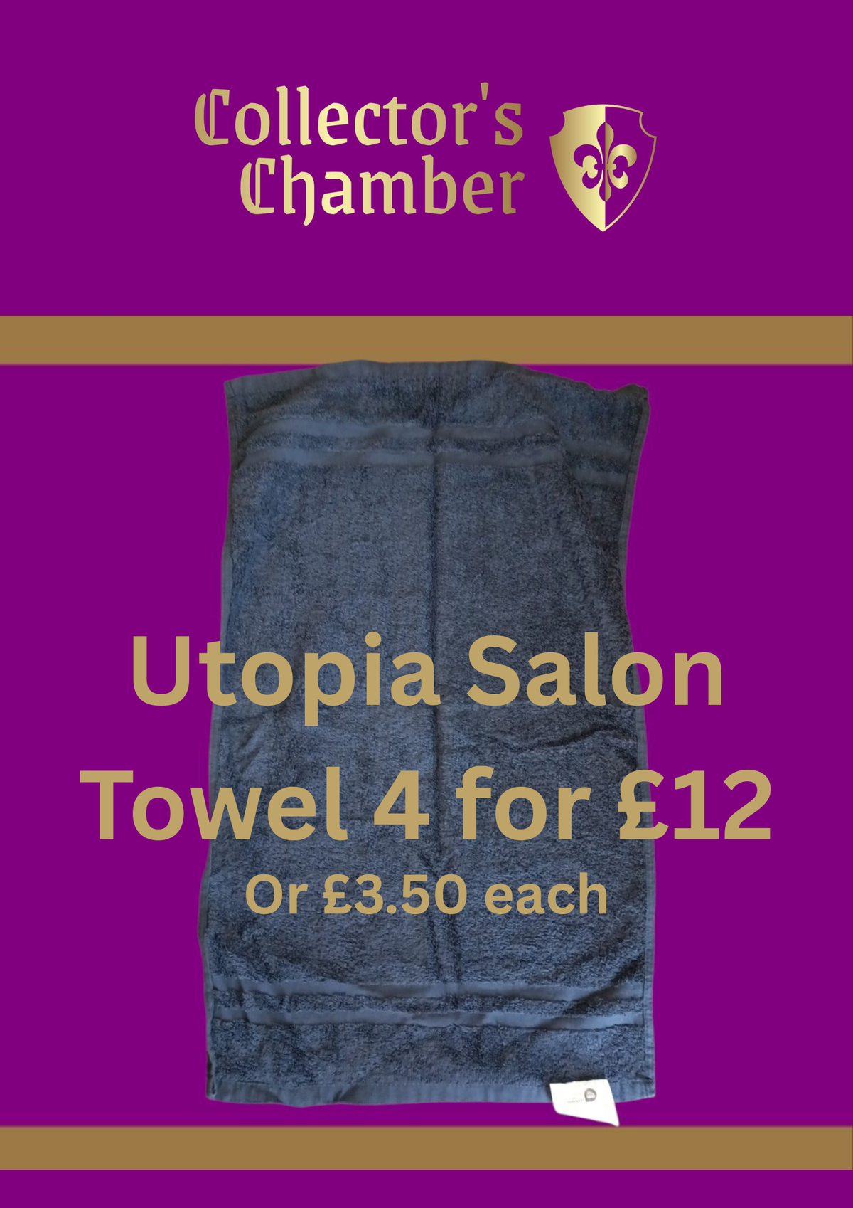 Utopia Salon Towel 16" x 27" Professional Hairdressing Towel