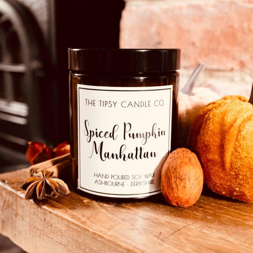 Spiced Pumpkin Manhattan: 180ml Amber Glass Jar - Collector's Chamber