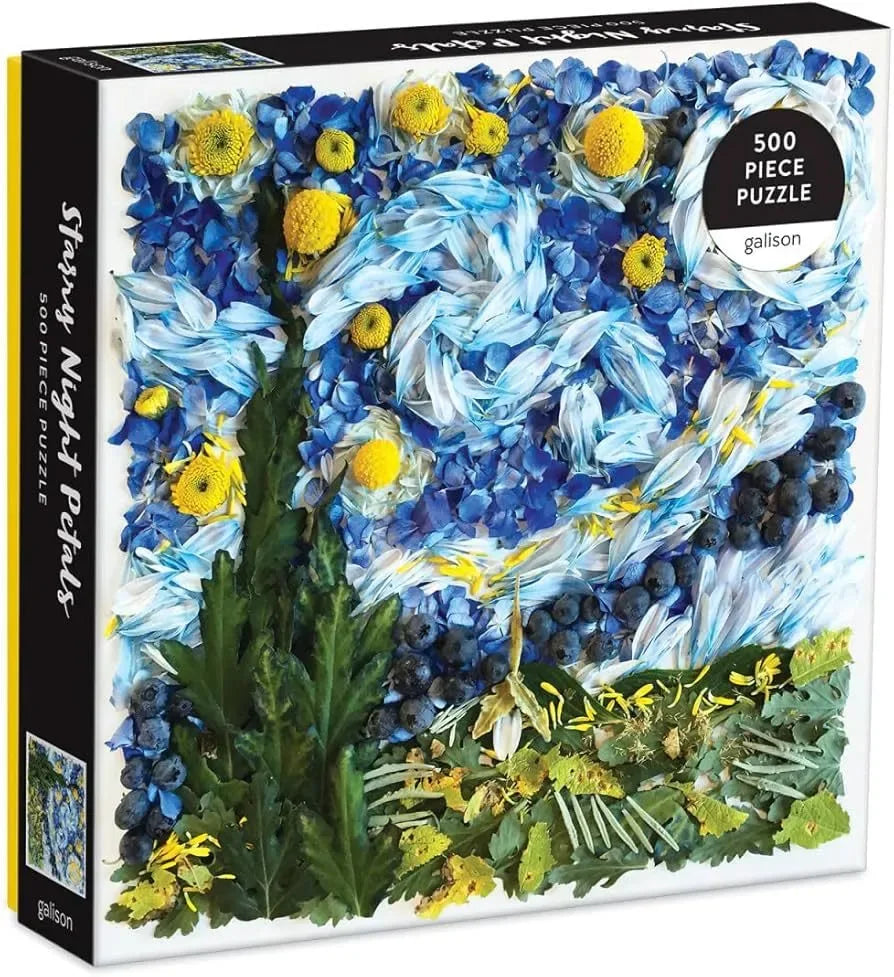 Starry Night Petals Puzzle Vincent Van Gogh - Collector's Chamber