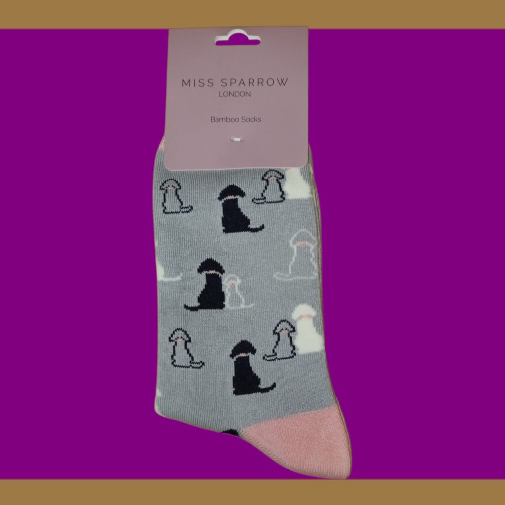 Miss Sparrow Bamboo Socks Retriever