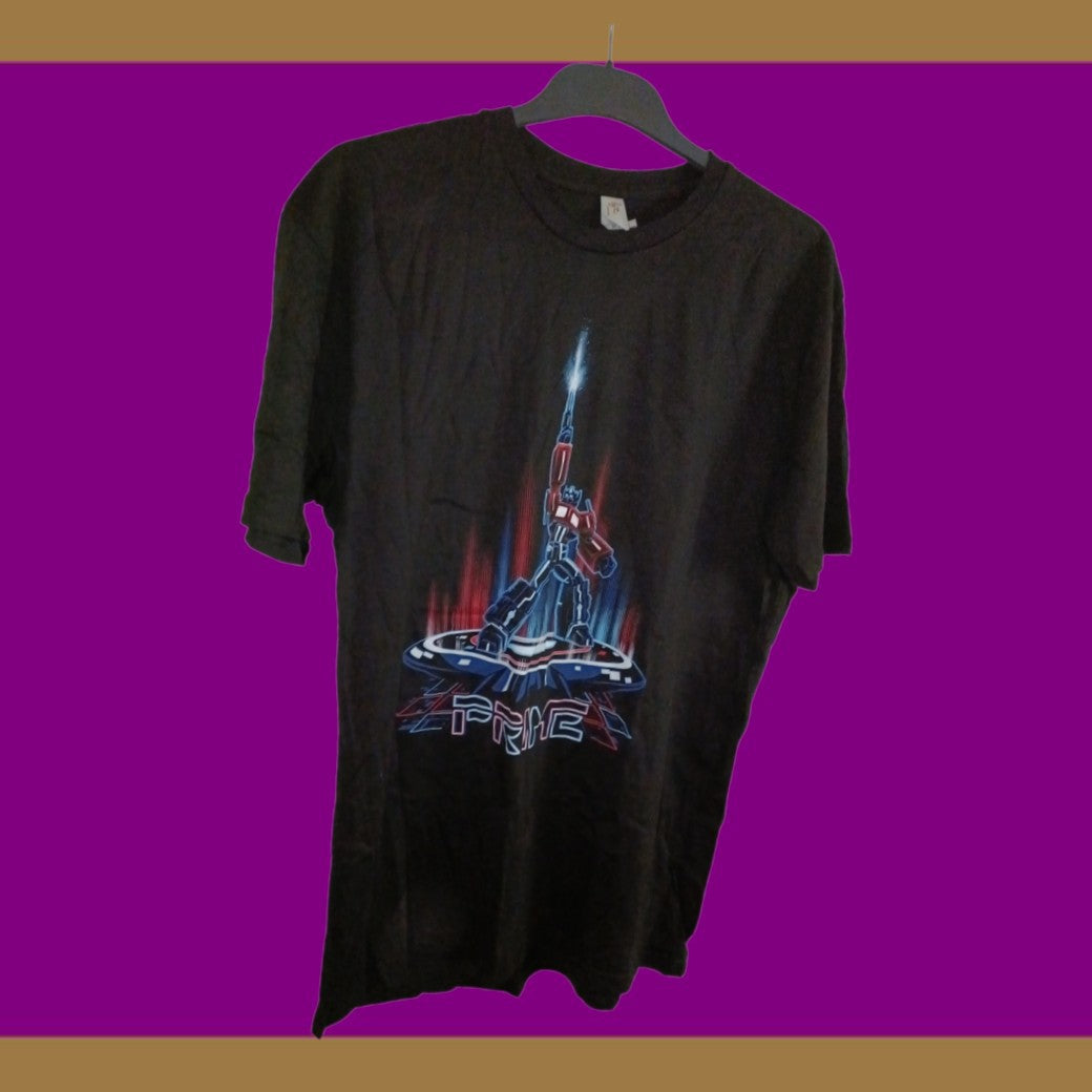Transformers “PRIME” Neon Graphic Tee –  Women's XL