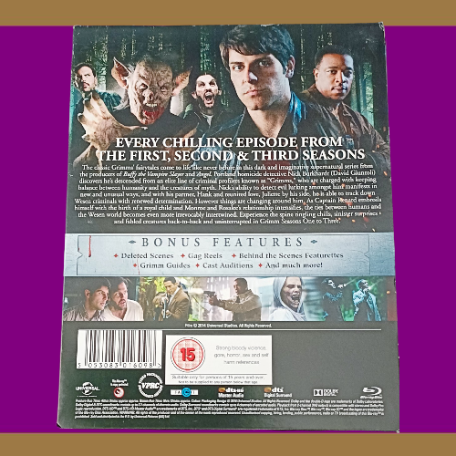 Grimm Seasons 1 - 3 Blu Ray